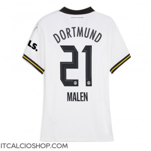 Borussia Dortmund Donyell Malen #21 Terza Maglia Femmina 2024-25 Manica Corta